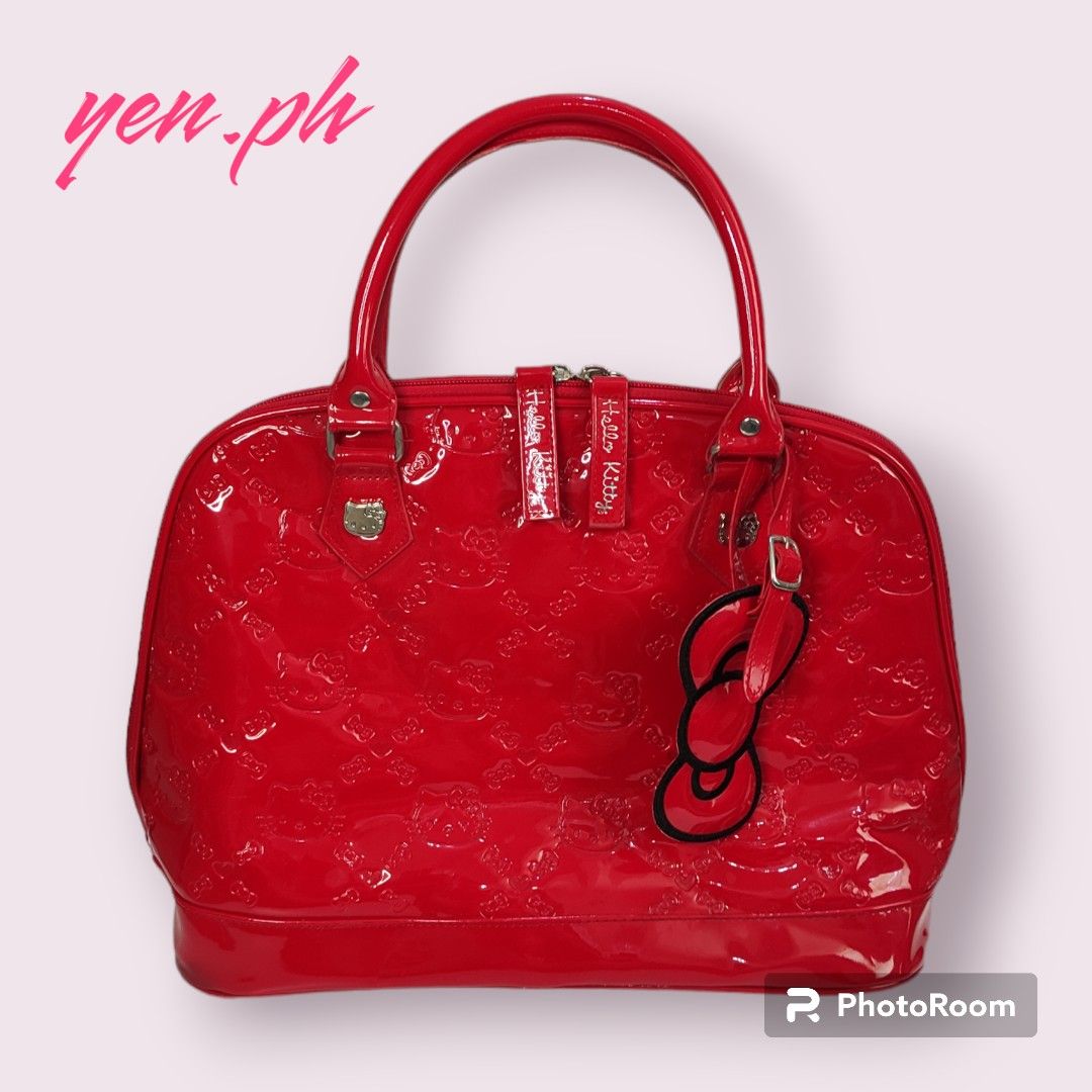 Hello kitty embossed bag clearance