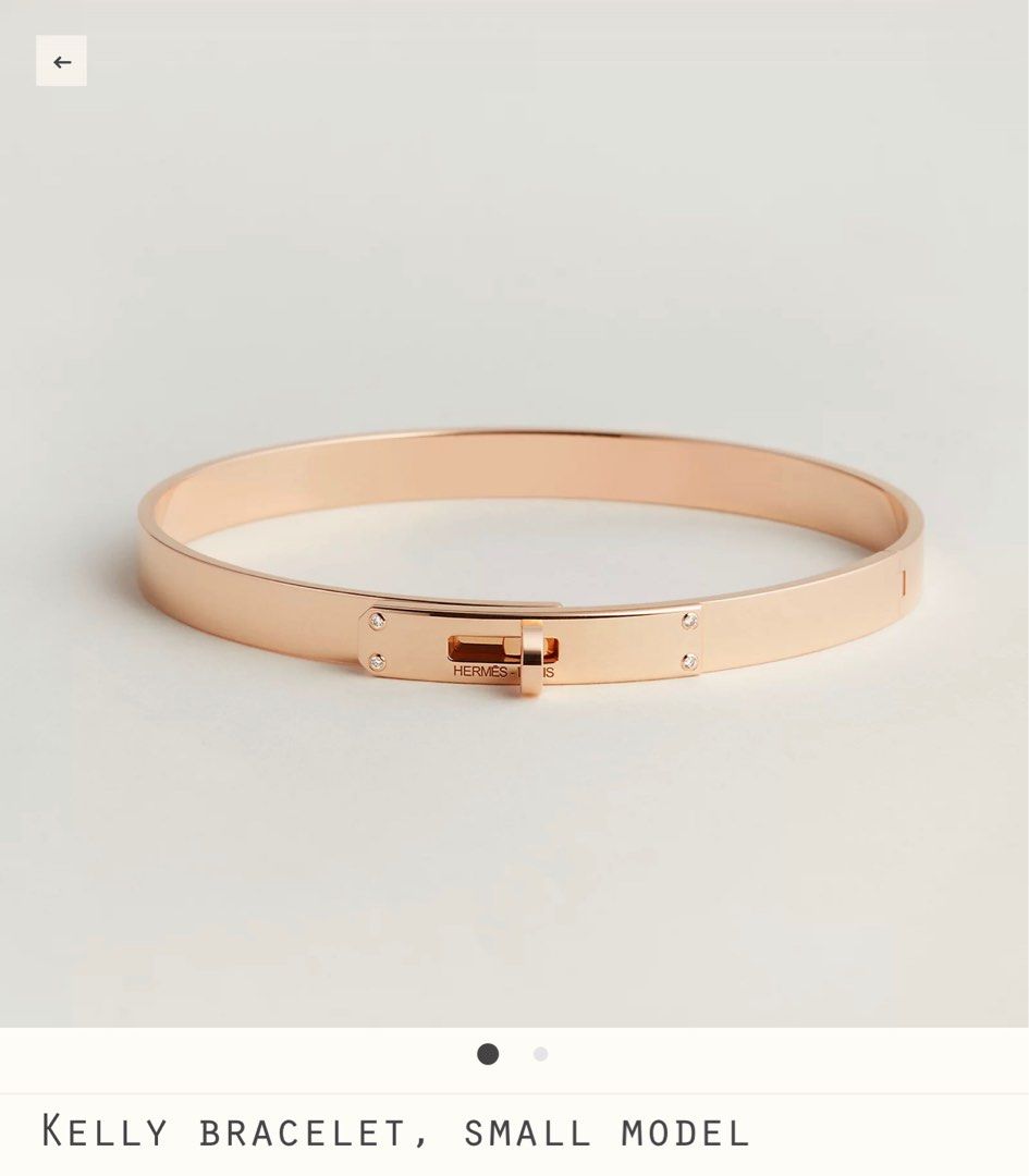 Hermes bangle rose gold best sale