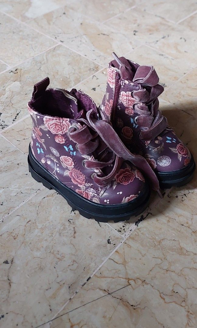 H&m floral boots hot sale