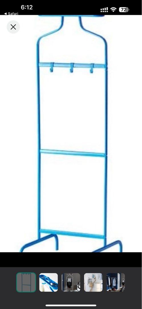 Ikea Mulig Valet Rack Furniture Home Living Furniture Shelves Cabinets Racks on Carousell