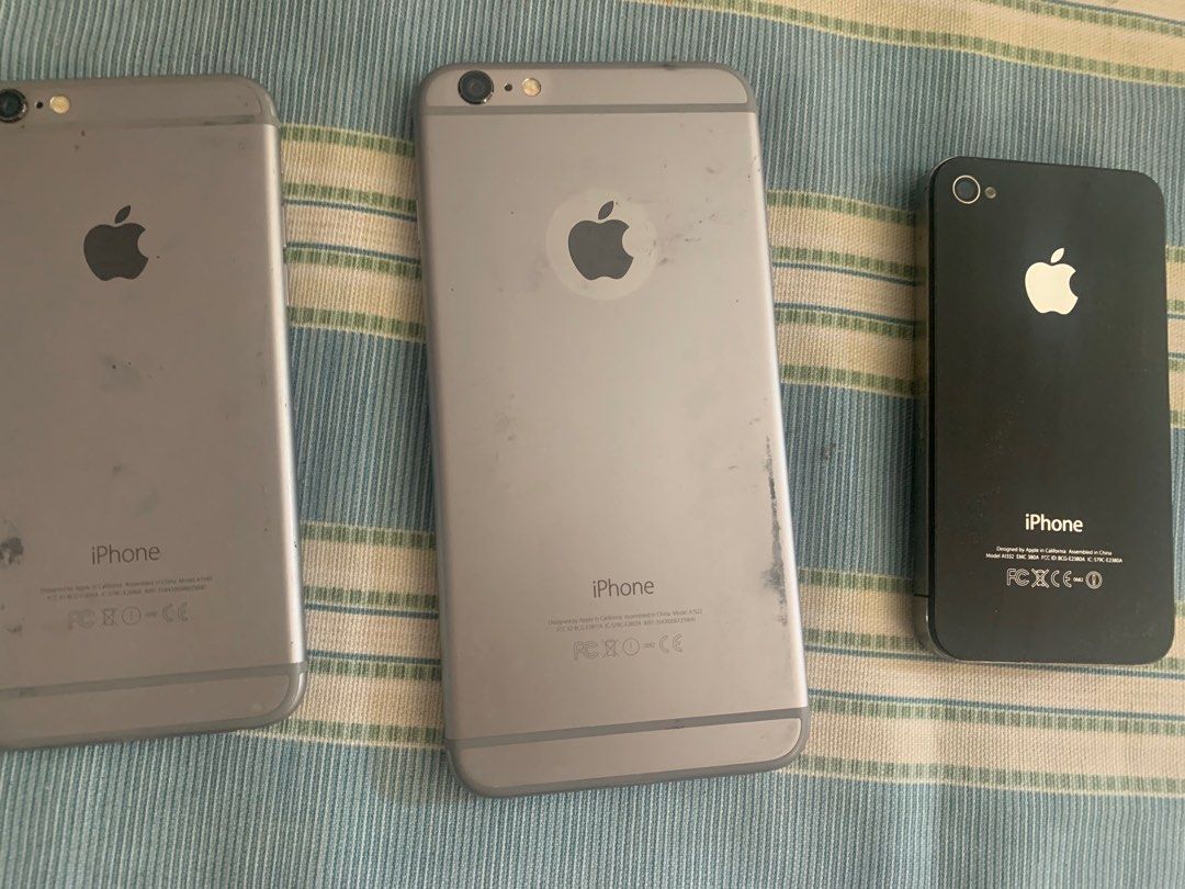 Iphone 6+,iphone 7 ,iphone 4 (Category: iPhone 6 Series) located in Bulacan. Submitted by heartlove_holb (Listing ID 1284141761, Image 1). Description: take all kau nlng po magpaggawa..hindi ko ndin maacikaso...