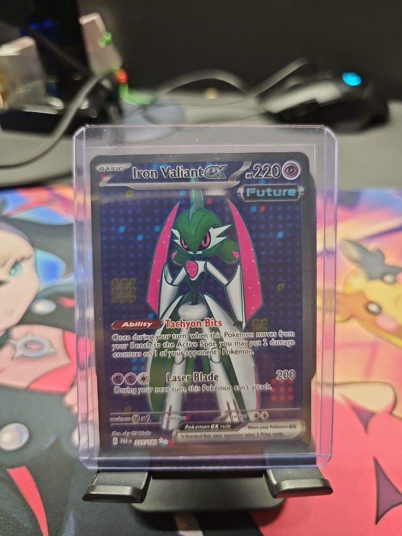 iron valiant pokemon card price TCG ex Box : Toys & Games Psychic Laser Blade (200) During your next turn Pokemon - Iron Valiant ex