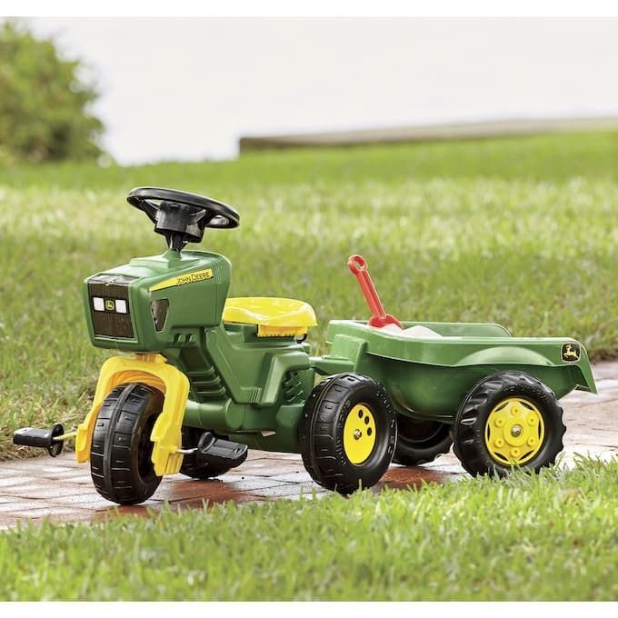 John Deere Pedal Tractor And Trailer