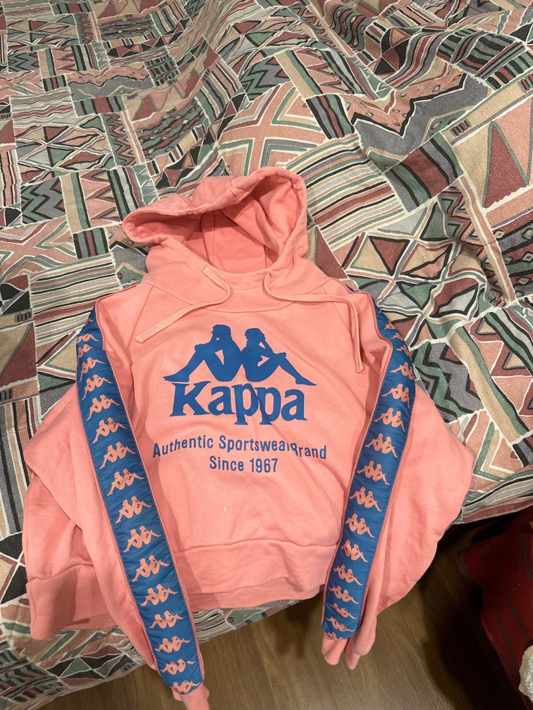 Pink kappa hoodie clearance