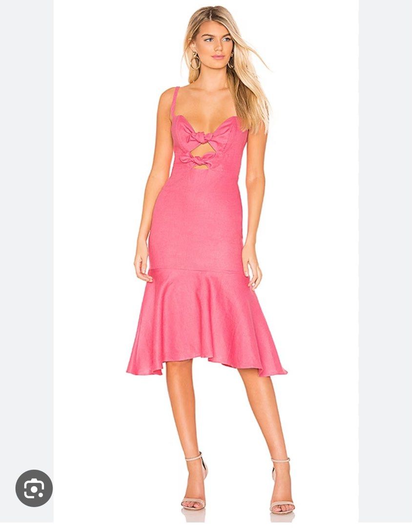 Karina Grimaldi Neila dress in pink, Women's Fashion, Dresses & Sets,  Dresses on Carousell