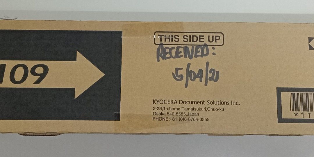 Kyocera TK-4109 Toner Cartridge (Category: Printers, Scanners & Copiers) located in Valenzuela. Submitted by miamimia19 (Listing ID 1284040266, Image 1). Description: bought last 2021 but still goods not yet open...
