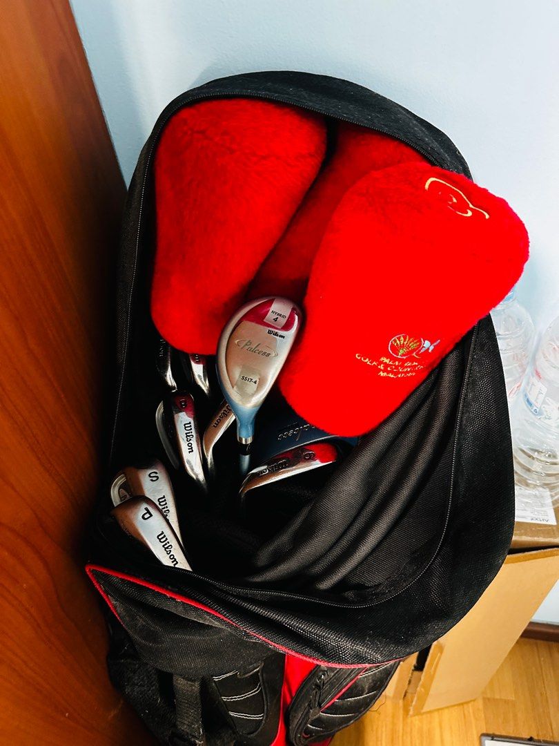 ladies golf set with golf iron club driver wood putter and golf bag