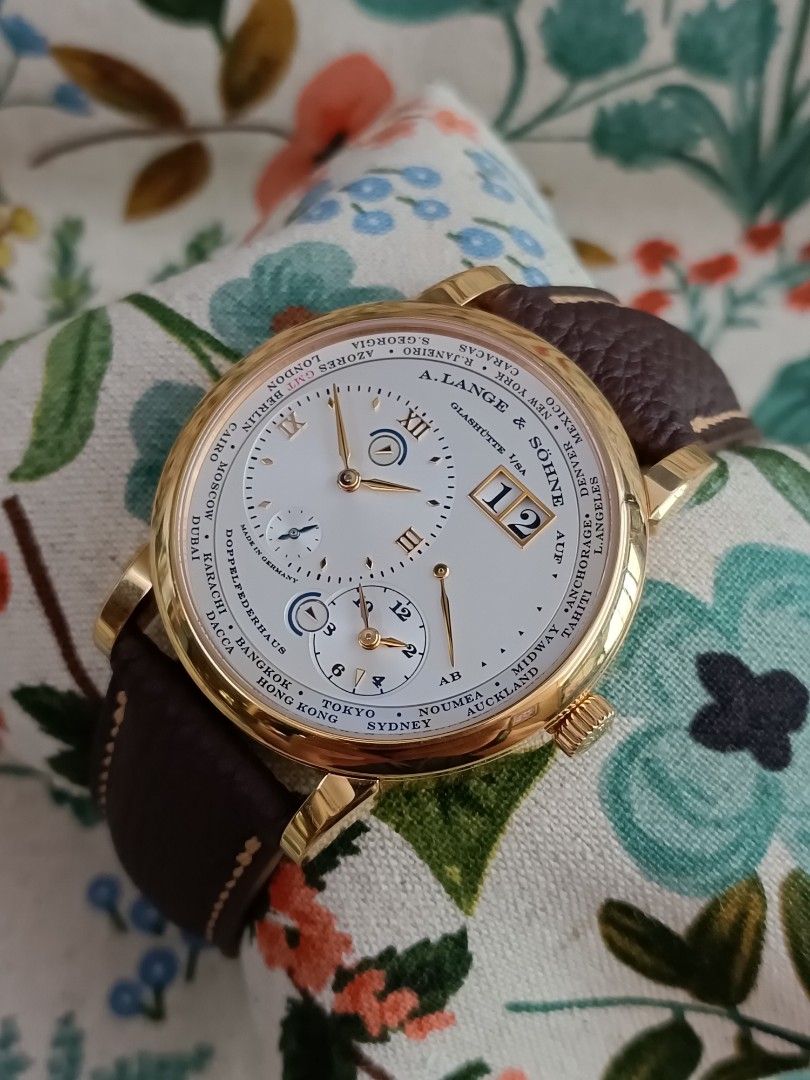 Lange 1 Time Zone GMT Pink Gold A. LANGE SOHNE ALS