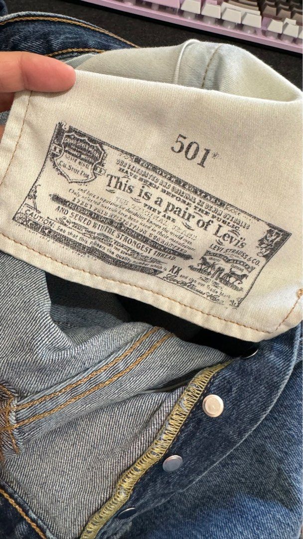 Levi’s 501 Original - used (Category: Jeans) located in Manila. Submitted by decluttersss (Listing ID 1283995741, Image 2). Description: Selling Levi’s 501 Original Jeans from US NEGOTIABLE, offer lang po kayo AVAILABLE HANGGA’T NAKA POST RFS: used na po, kakadating lang from package Feb 2, 2024 Please check po mga photos, nandun po lahat ng details or message po kayo if you have any questions Mode of payment: Gcash/Bpi upon meetup Meetup: Sm Sta