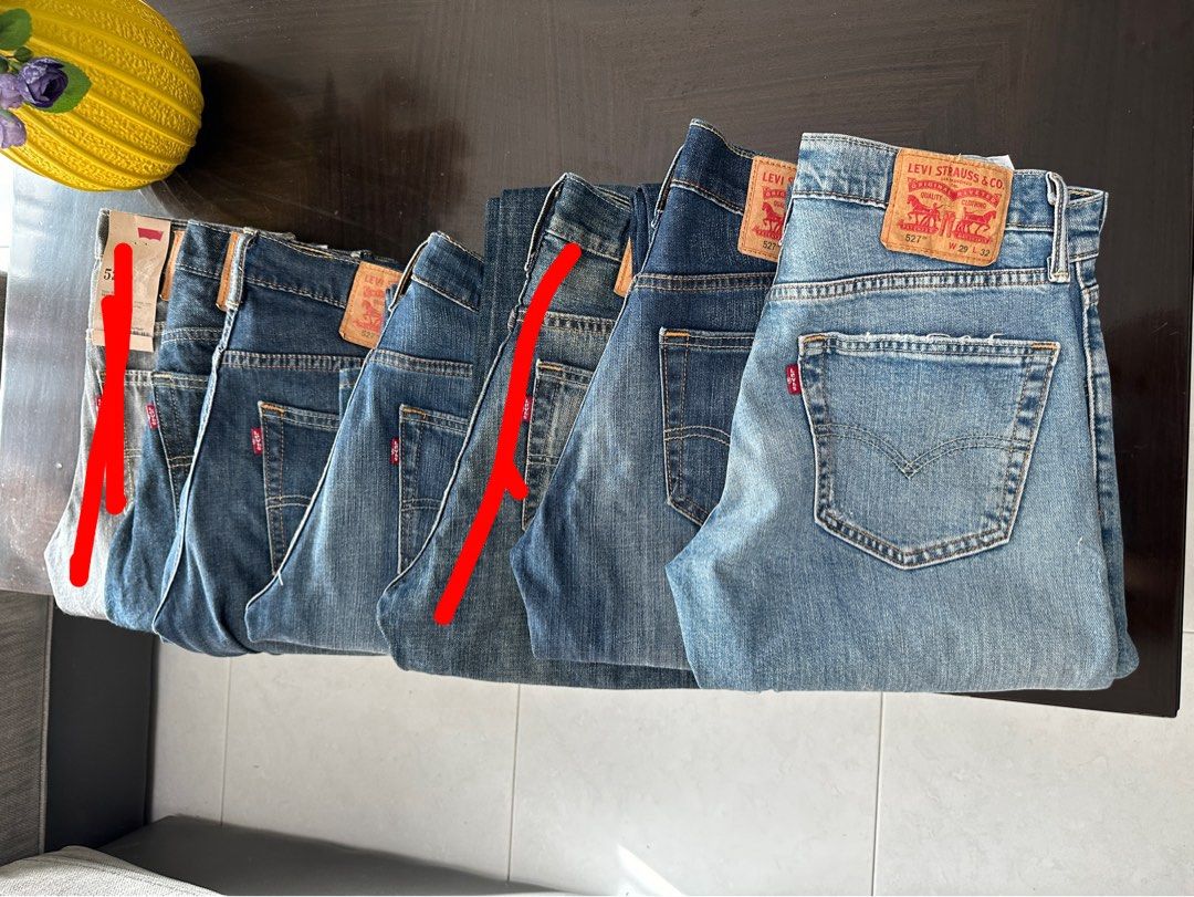 Levis 527 Slim Bootcut Jeans 29x32