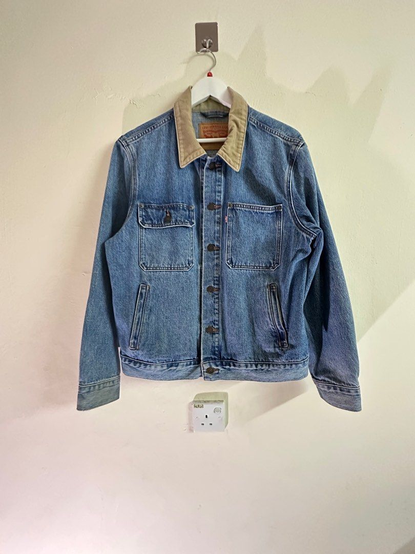 Levis denim jacket corduroy collar outlet