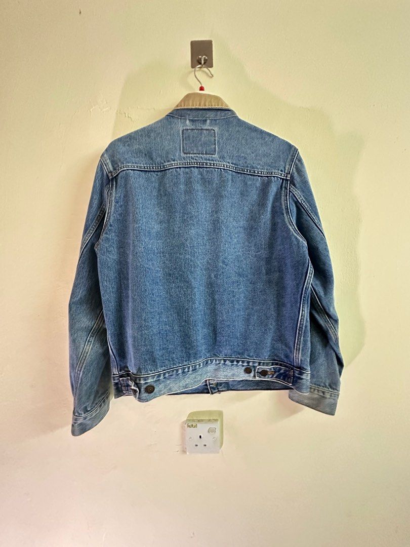 Levis denim sales jacket corduroy collar