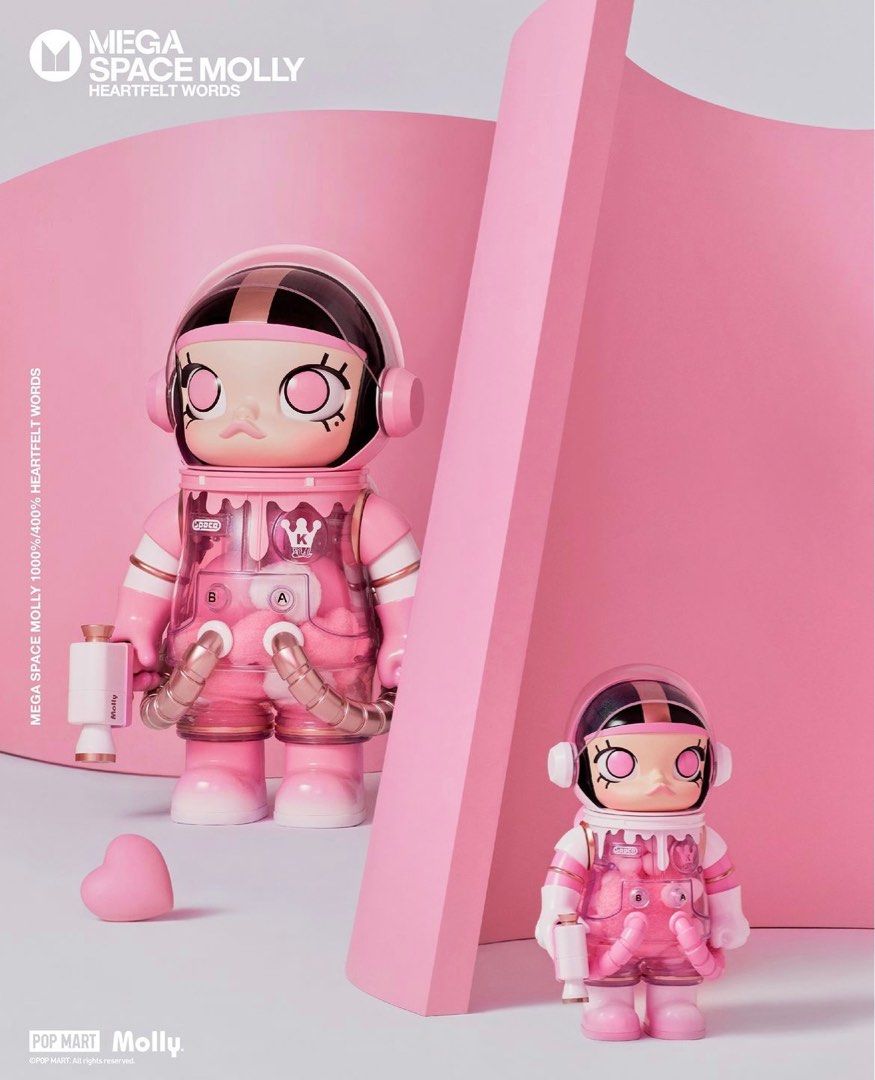 LIMITED MEGA SPACE MOLLY HEARTFELT WORDS SERIES POPMART (Available