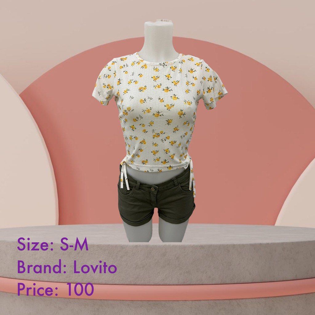 Lovito Top (Category: Others Tops) located in Marilao. Submitted by sweetrepeat24 (Listing ID 1283987764, Image 1). Description: This is used once During office training Brand is Lovito.