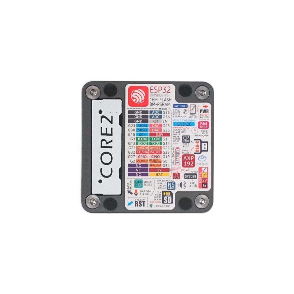 Core2 M5Stack ESP32 touchscreen development kit WiFi Bluetooth graphical programming development (Category: Office & Business Technology) located in Singapore. Submitted by jetshark (Listing ID 1283984130, Image 2). Description: Brand new, no trade,no return or refundable M5Stack Core2 ESP32 touchscreen development kit WiFi Bluetooth graphical programming development master control.