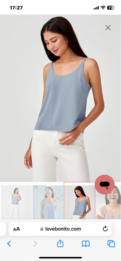 Buy Marsha Scoop Neck Camisole Top @ Love, Bonito Singapore