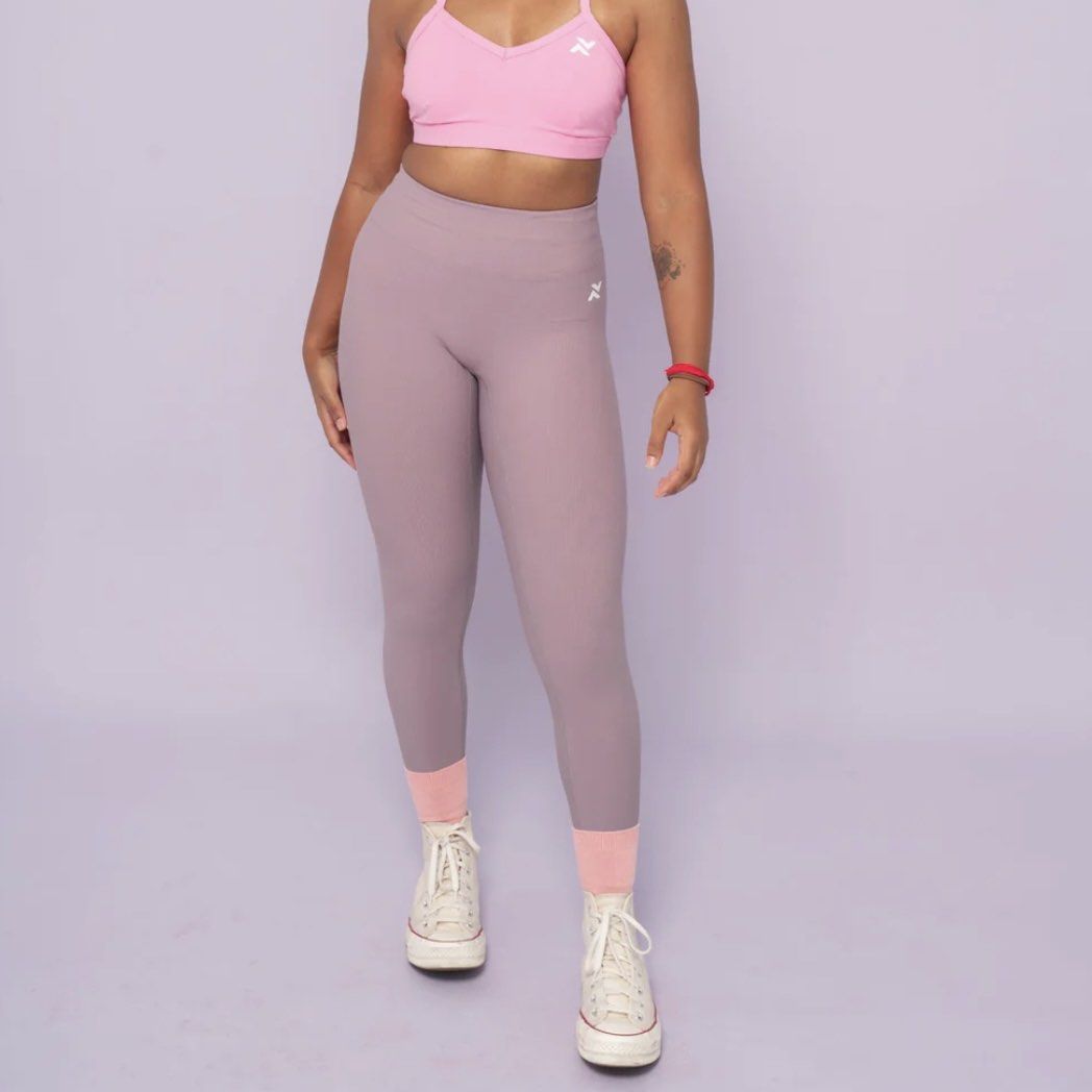 Statement Scrunch Leggings Pink – TEVEO Official Store
