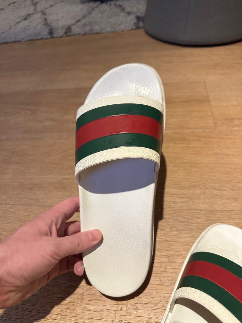 Mens gucci discount slides on sale