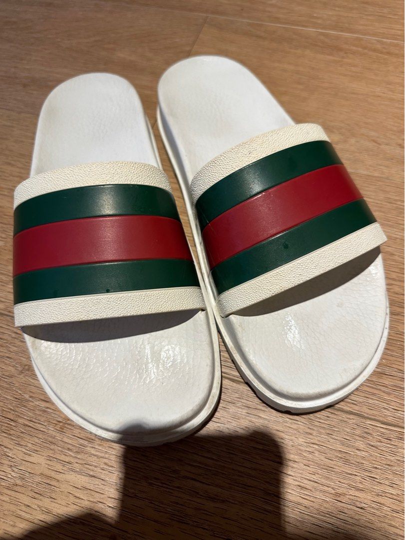 Men s Gucci Slides white genuine bought in sgp