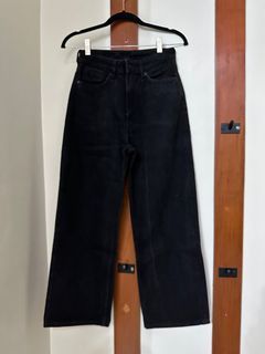 Monki black baggy jeans