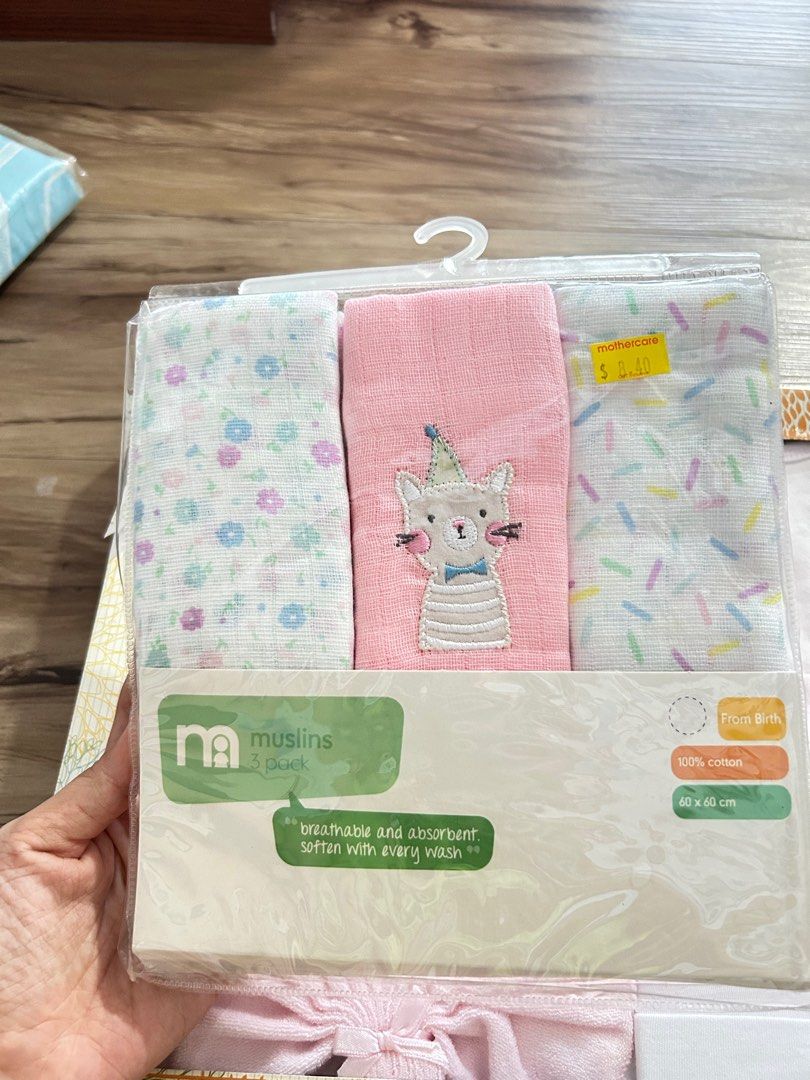 Mothercare muslins best sale