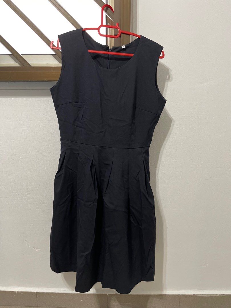Muji store black dress