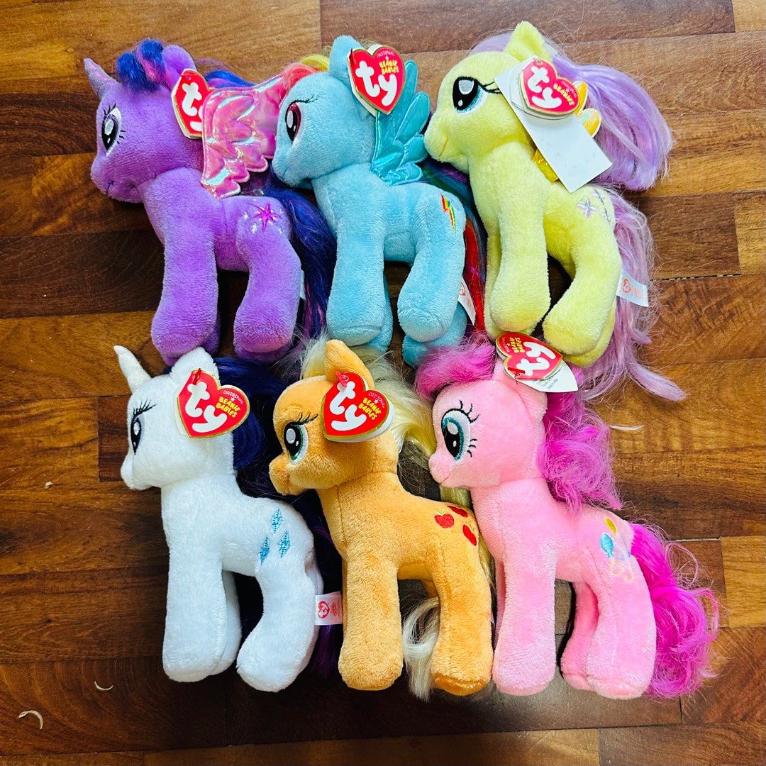 Rainbow dash beanie baby hotsell
