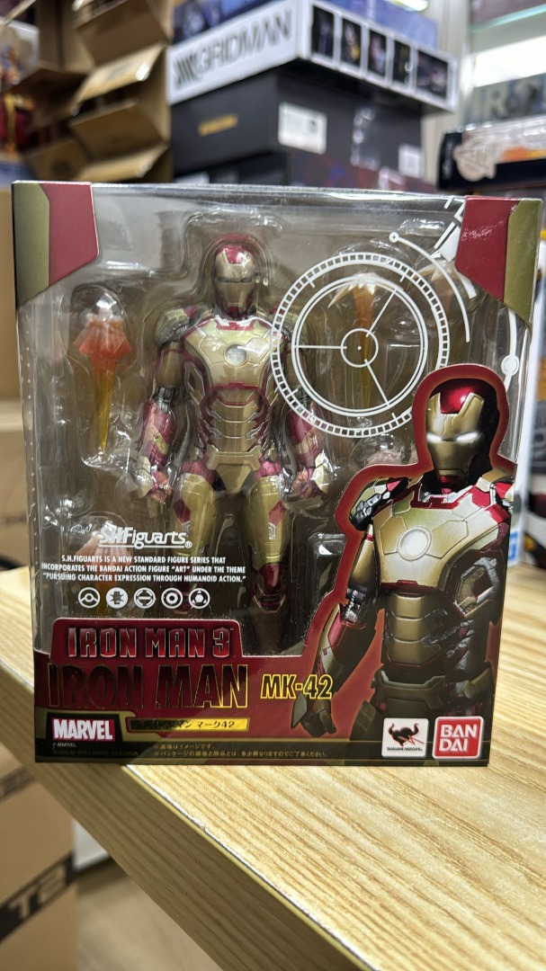 SOLD (N)開封品Bandai s.h.figuarts Shf Iron Man Mark 42 鋼鐵俠鐵甲