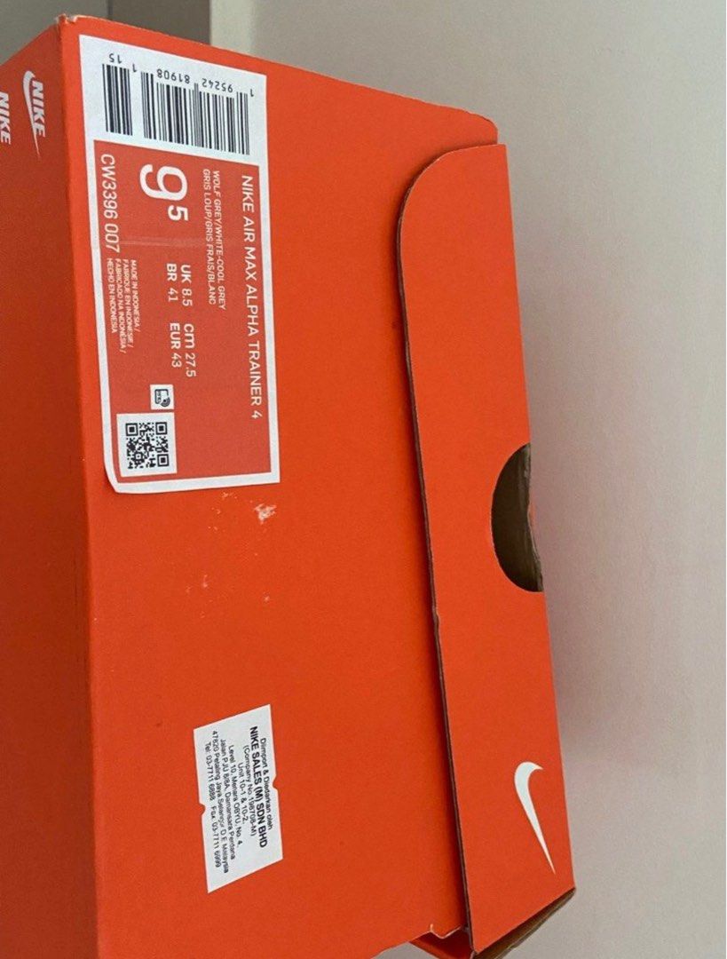 Nike size 9.5 in cm hotsell