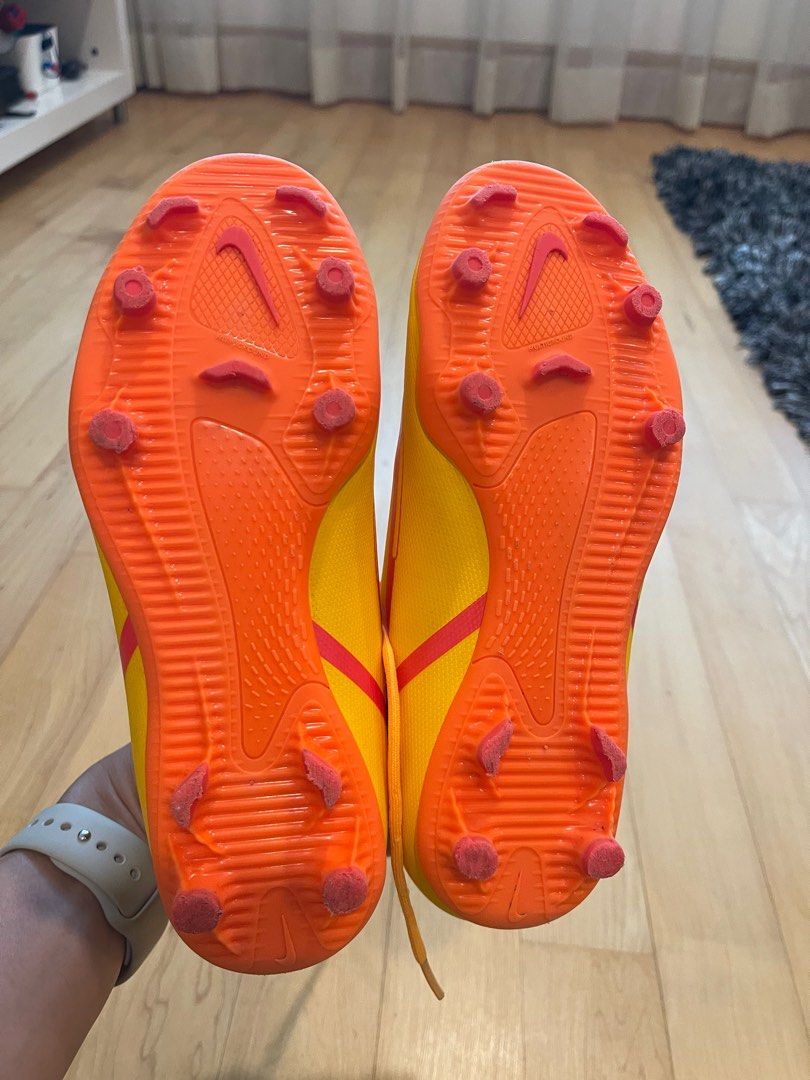 Nike Phantom Football Cleats Youth Yellow US 4.5Y Babies Kids