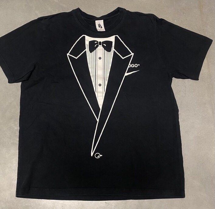 Nike tuxedo tee sale