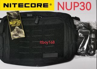 Nitecore NUP30 utility pouch, water and dirt resistance coating, high strength, anti-scratch