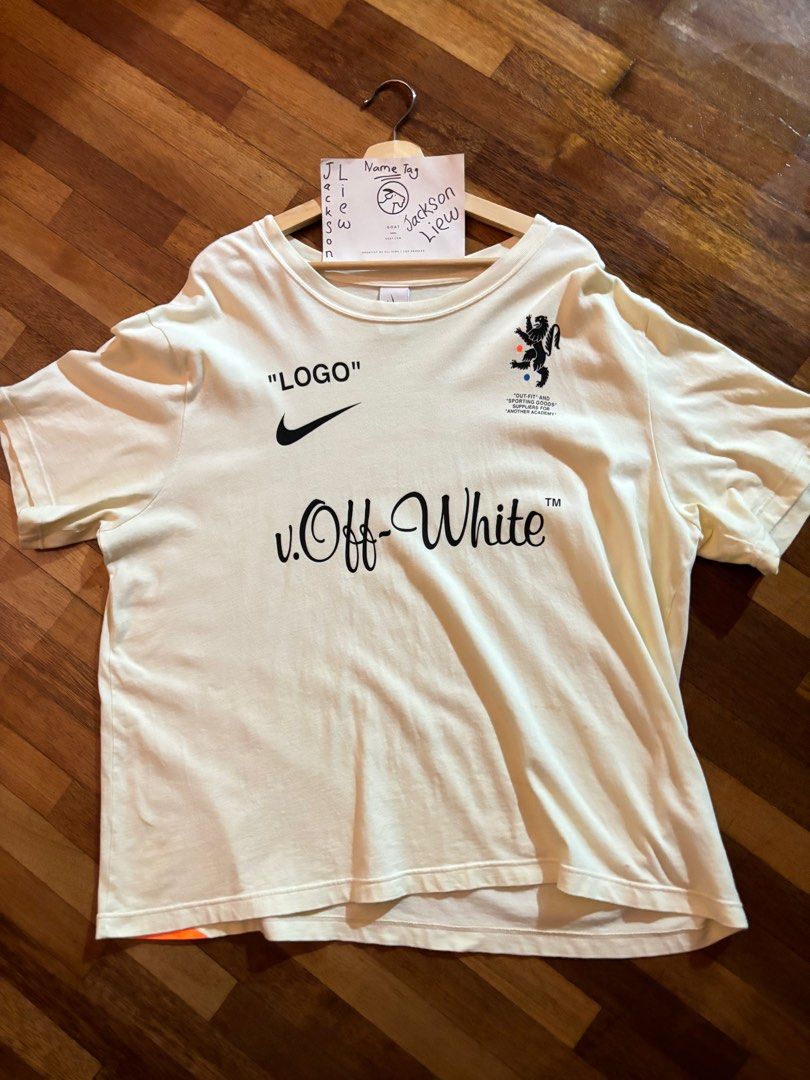 Nike off deals white mercurial tee