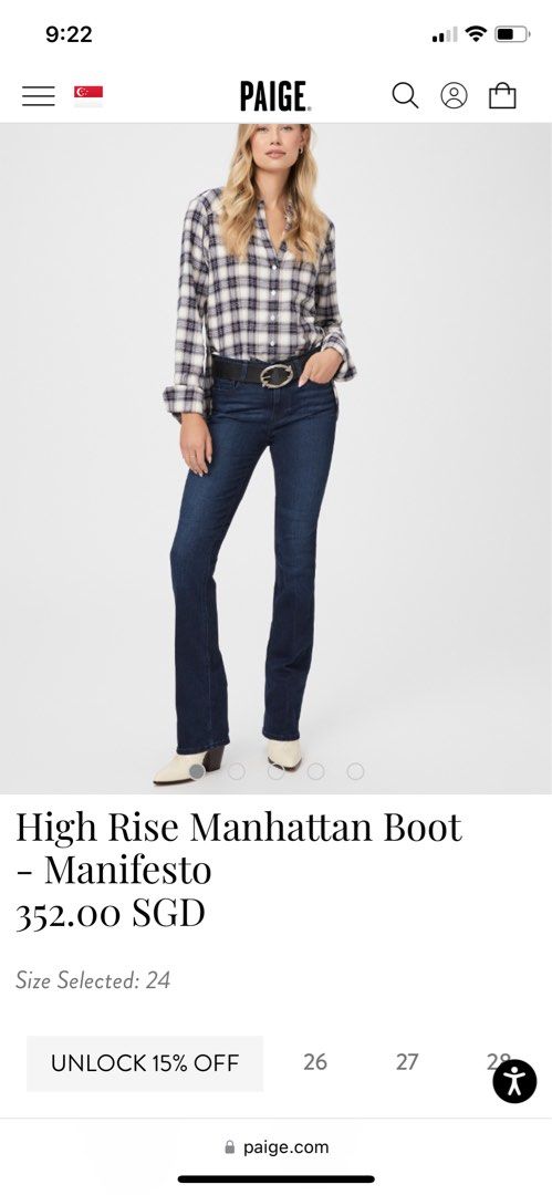 Paige Denim Manhattan jeans