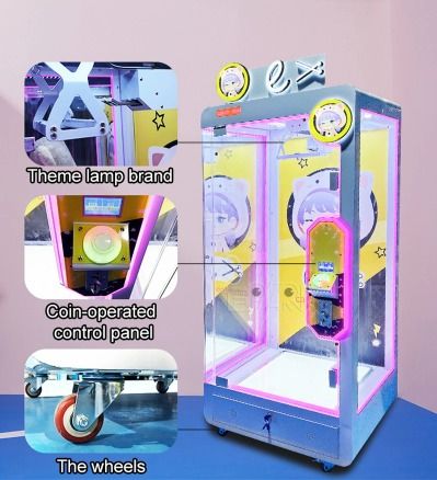 P-G031 /AMUSEMENT E CUT PRIZE MACHINE TOY VENDING (Category: Kids Toys) located in Caloocan City. Submitted by francineja42756 (Listing ID 1283968173, Image 3). Description: Model NO.:EP-G031 Size：210*85*78cm Material: Hardware+ Acrylic Weight:80kg Voltage power:220V/350W Applicable site: Shopping mall/pedestrian street/video game city Game description: Our scissors machine has a gorgeous appearance, unique shape and dynamic background music, whi