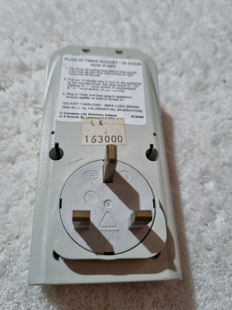 Plug In Timer Socket (Category: Electrical, Adaptors & Sockets) located in Paombong. Submitted by sweetdeals0181656 (Listing ID 1283970798, Image 2). Description: .