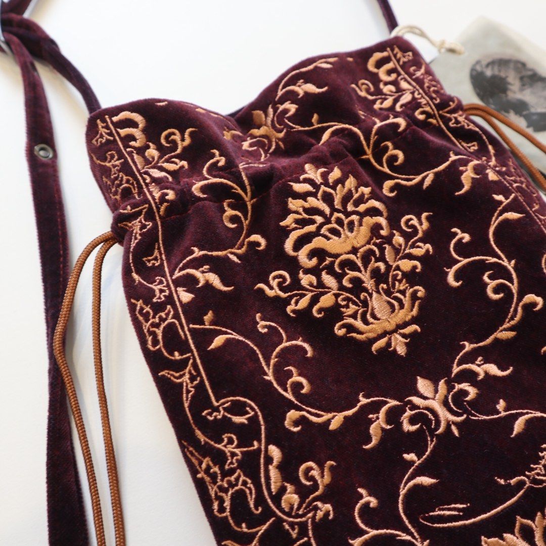 Professor.E AW22 E Embroidered Drawstring Bag Big Tote Bag