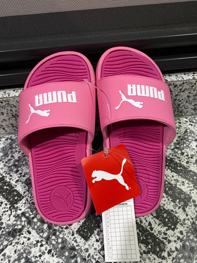 Puma sliders clearance pink