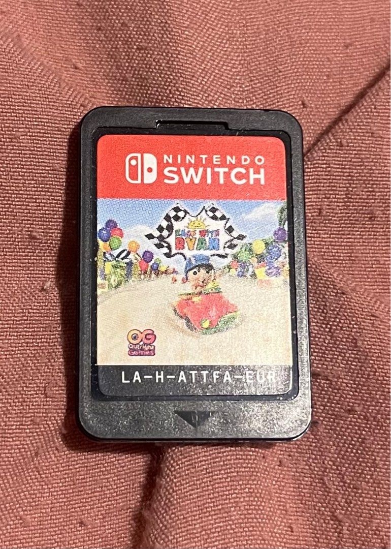 Race with Ryan Nintendo Switch Game CARTRIDGE ONLY (Category: Nintendo) located in Caloocan City. Submitted by mdccloset (Listing ID 1284183159, Image 1). Description: Excellent condition. Barely used 100% working. No issues. Purchased at DataBlitz SM Fairview. SF not included..