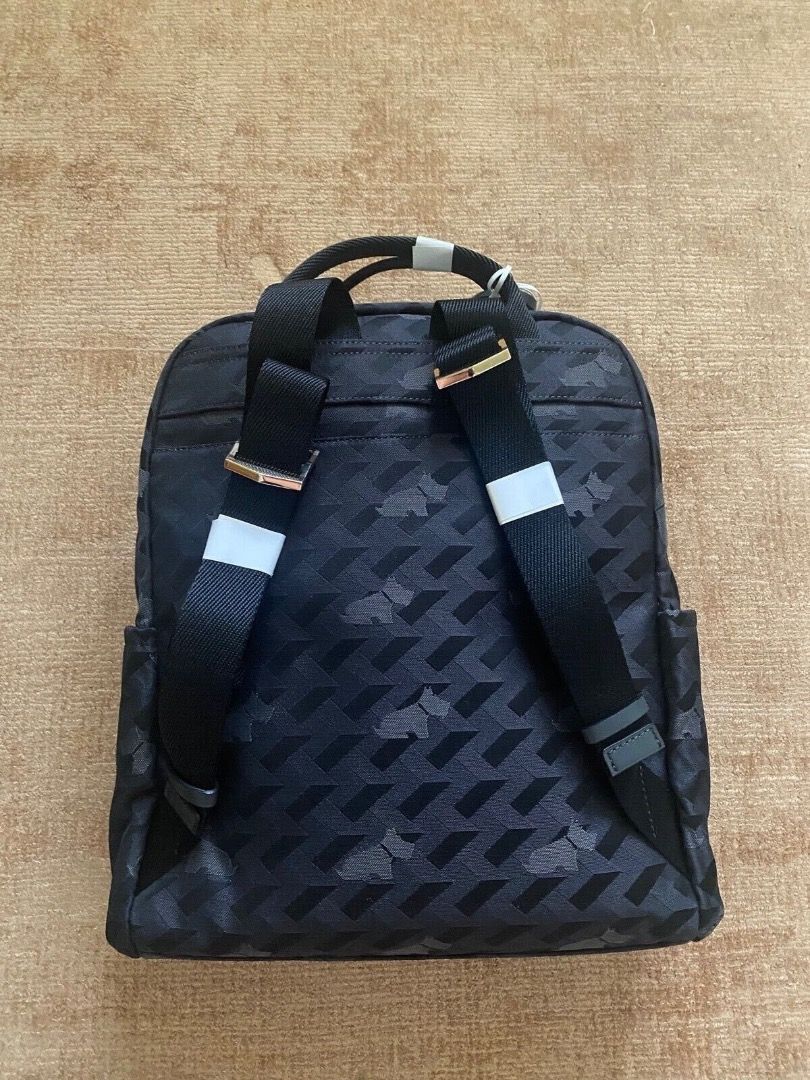 Radley London Finsbury Park Geo Dog Jacquard Medium Ziptop Laptop Backpack BNWT UKImport 2024declutter
