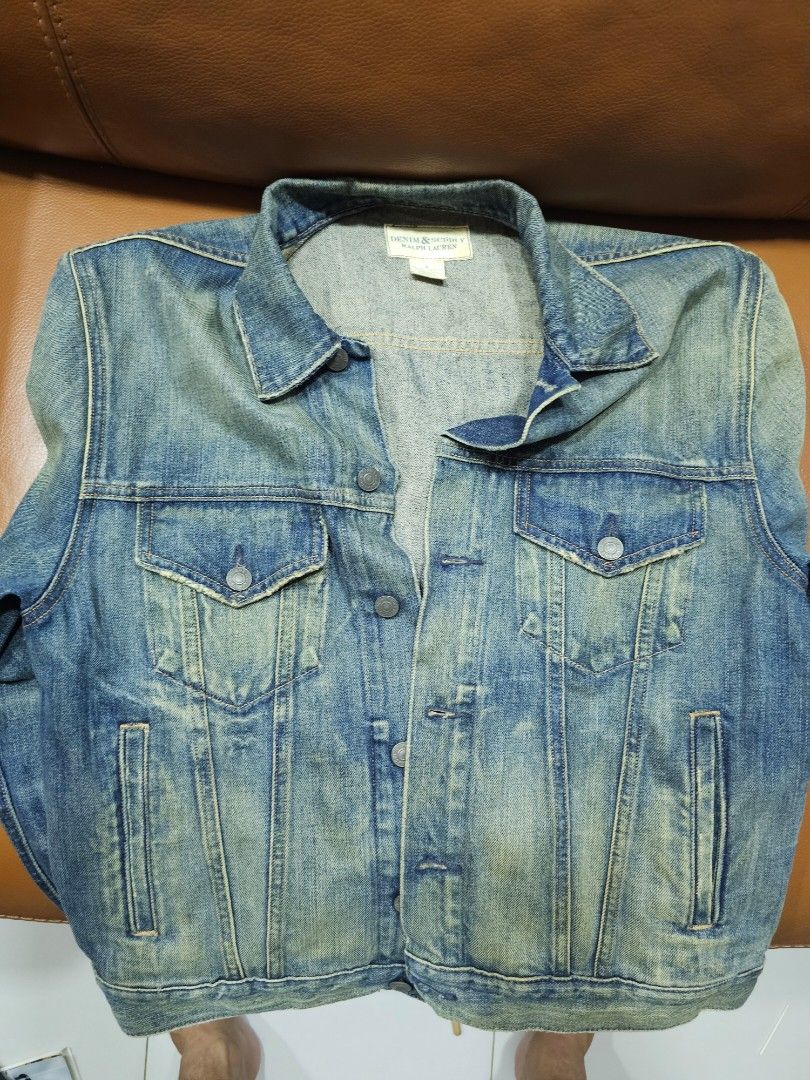 Ralph Lauren Vintage Denim Jacket Men s Fashion Coats Jackets