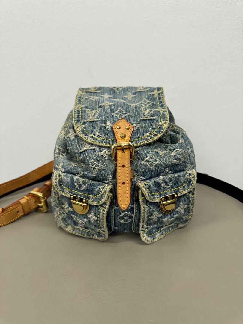RARE LOUIS VUITTON LV MINI DENIM BACKPACK Luxury Bags Wallets on Carousell