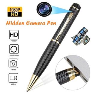 Spy Camera Hidden Camera Spy Pen Nanny Cam Full HD 1080P with 32GB Pen  Camera [ Loop
