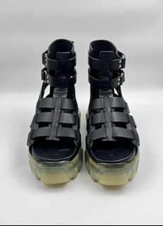 RICK OWENS  Hiking Tractor Sandals