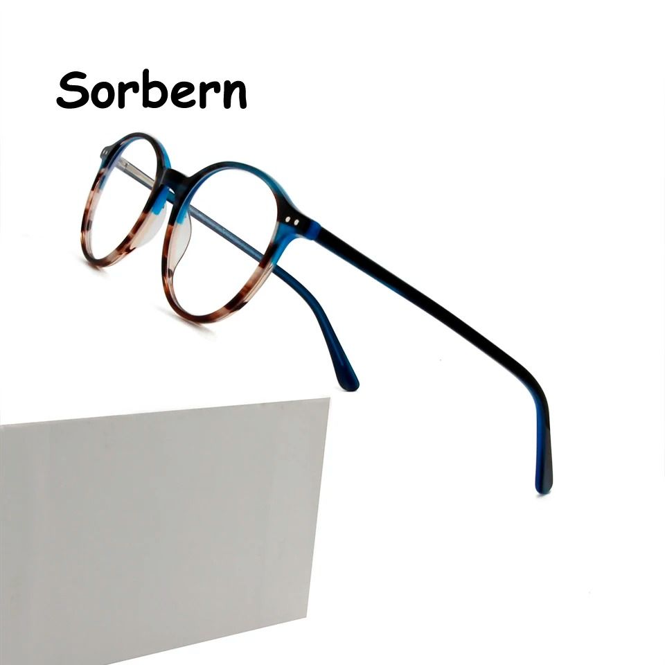 Round Eyeglasses Men Acetate Vintage Glasses Frame Man Women Retro Spectacles Optical Myopia Eyewear Oculos De Grau Feminino Carousell