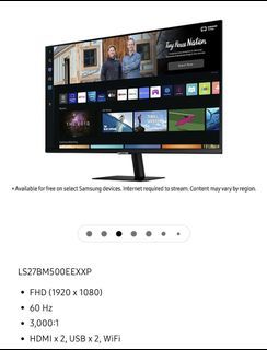 Samsung LS27BM500EEXXP M5 27” FHD Smart Monitor