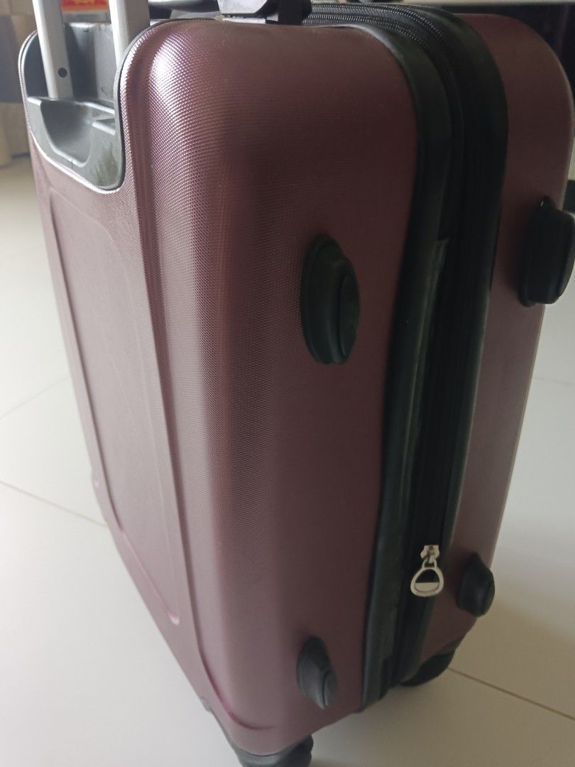 santa barbara polo racquet club Luggage purple dark travel trip light bag overseas Hobbies Toys Travel Luggage on Carousell