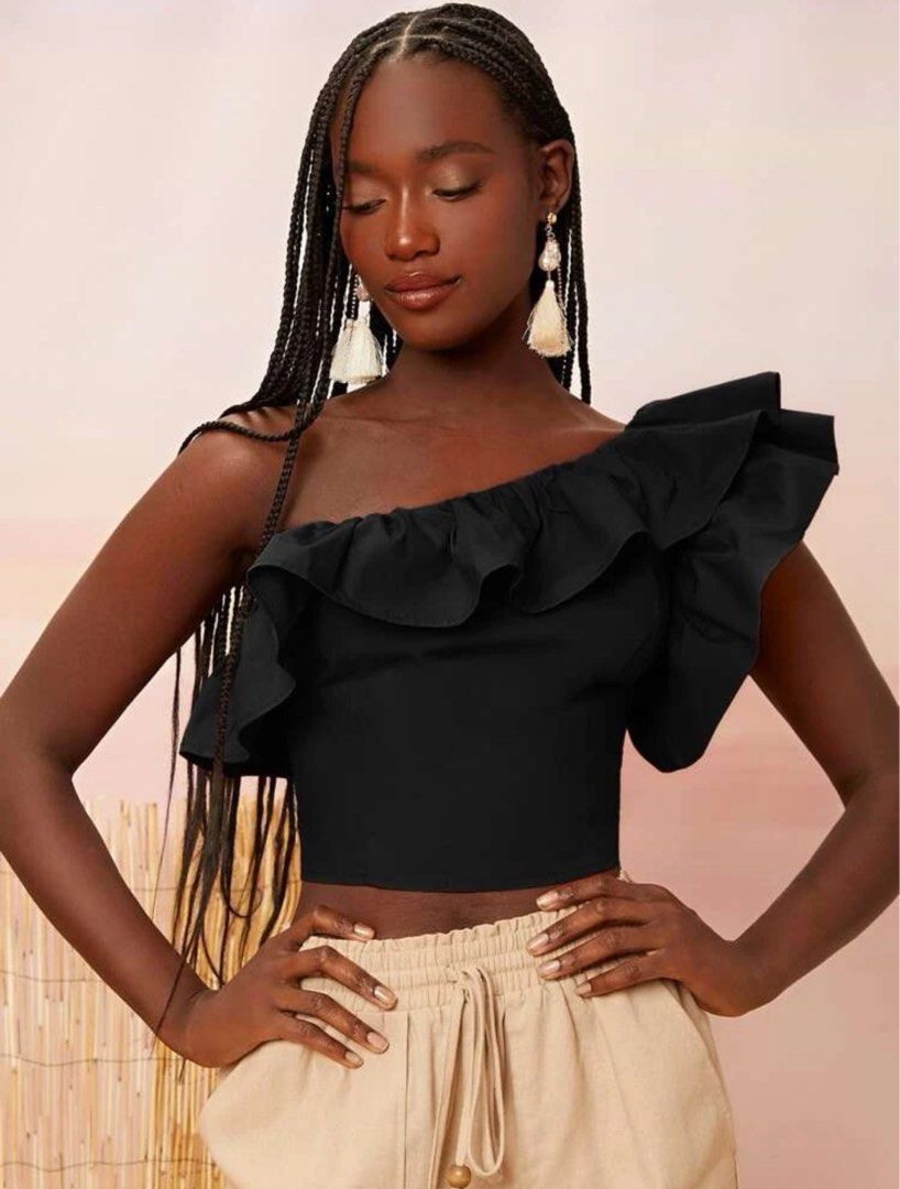 Shein hotsell ruffle top