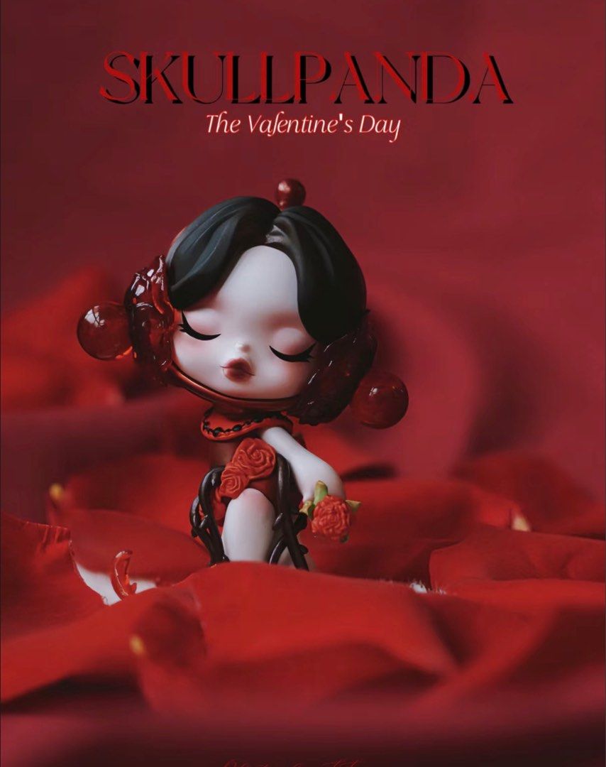 現貨2023 SP SKULLPANDA 情人節吊卡The Valentine's Day POPMART 泡泡