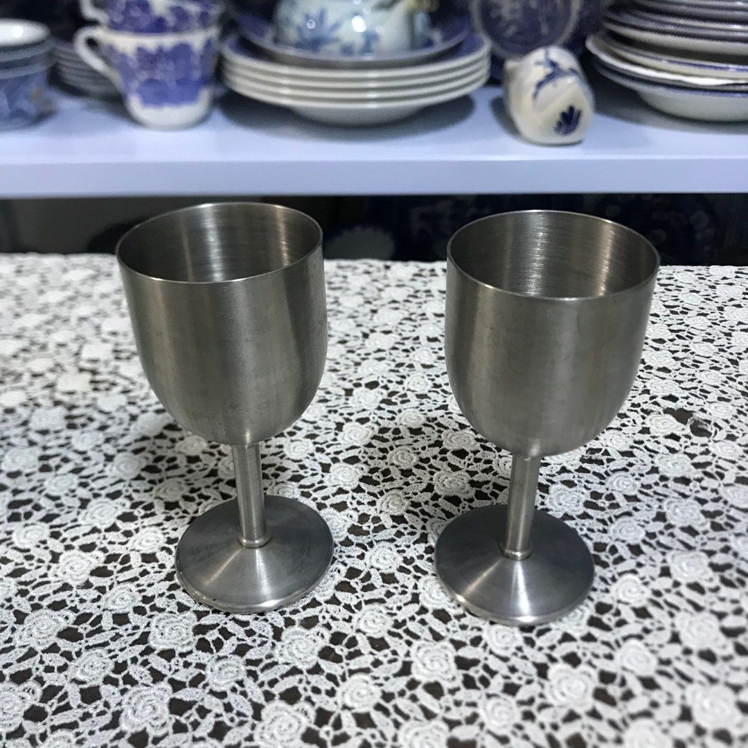 Stainless goblets by winton made in England (Category: Dinnerware & Cutlery) located in Bulacan. Submitted by YourCollection (Listing ID 1284151673, Image 2). Description: Stainless goblets by winton made in England 450 for two With markings IMPORTANT DISCLAIMERS We always take plenty of photos and provide detailed descriptions of our items. Therefore, you are asked to please check ALL posted photos and review the Description Section before purch